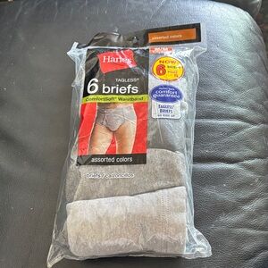 Hanes Men's Tagless Briefs - Gray Assortment